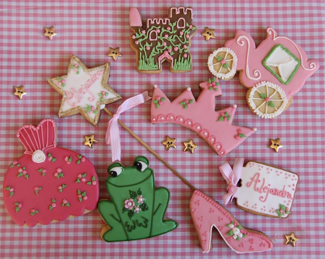 Galletas decoradas de princesa