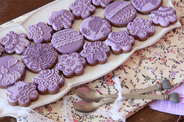 Galletas de boda para una Mesa Dulce