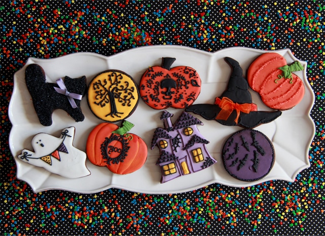 Galletas de Halloween no muy terroríficas