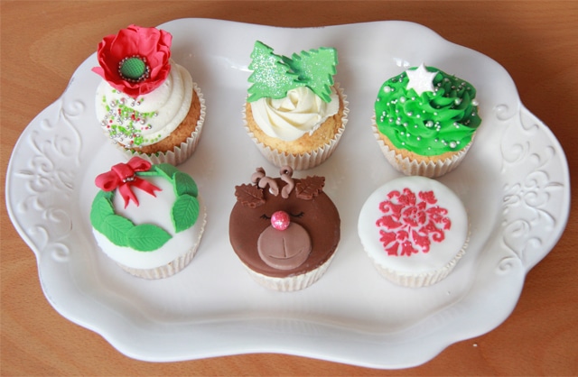 Cupcakes navideños