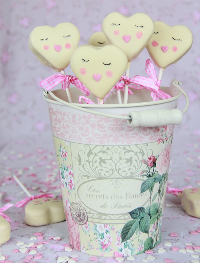 Cake Pops de San Valentín