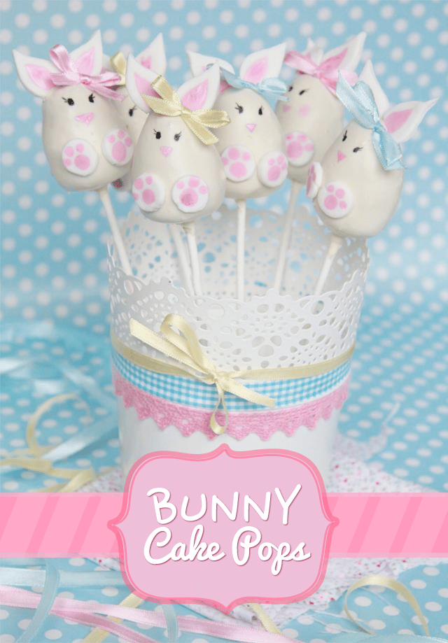 Cake Pops conejos de Pascua