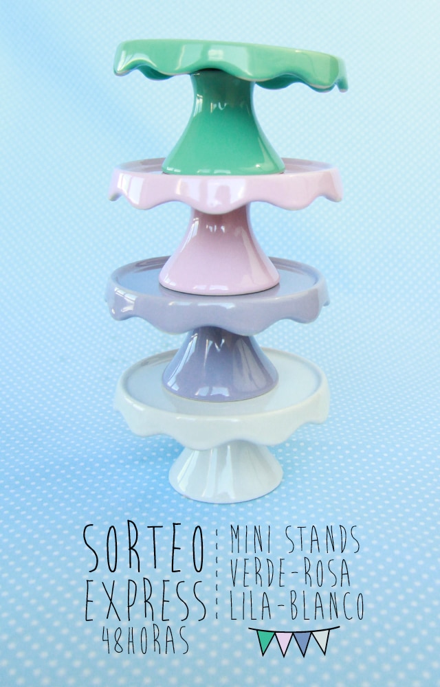 Sorteo Express: 4 mini stands de colores