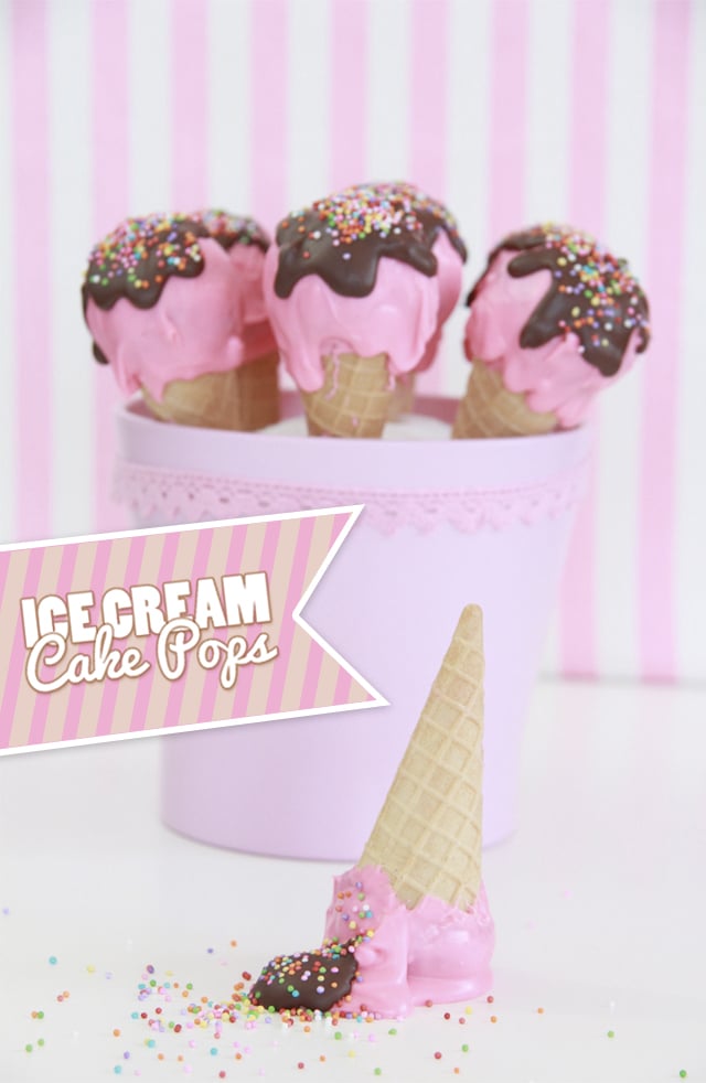 Ice Cream Cake Pops