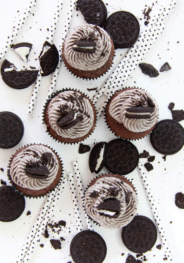 Cupcakes de oreo