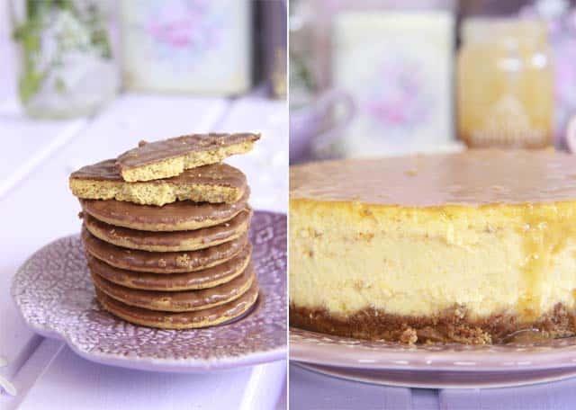 Tarta de queso de calabaza