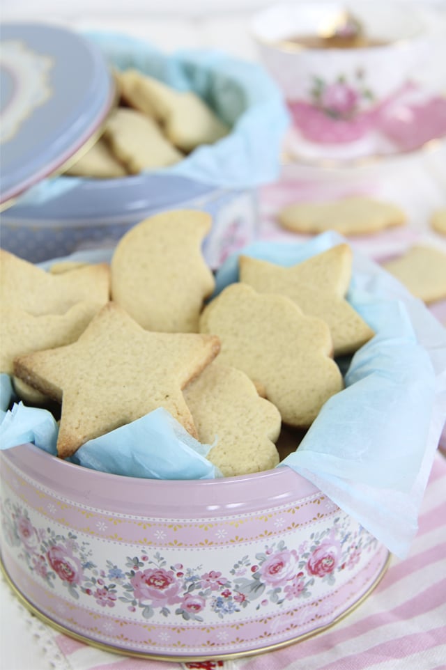 Galletas de mantequilla y vainilla