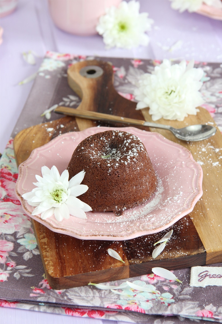 Receta coulant de chocolate