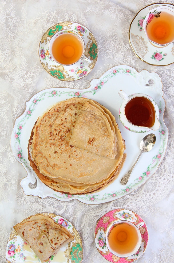 Crepes de avena