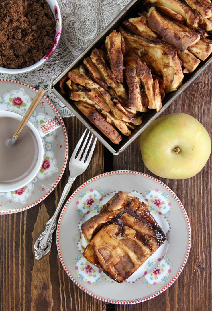 Pan dulce de manzana y canela