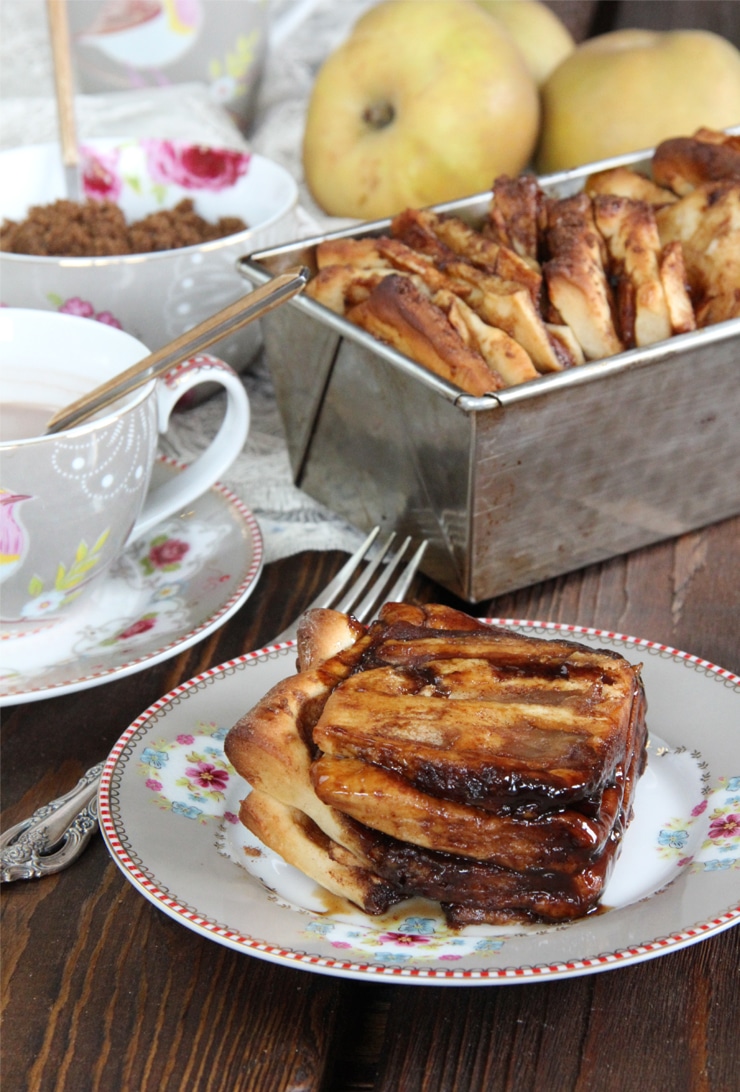 Pan dulce de manzana y canela