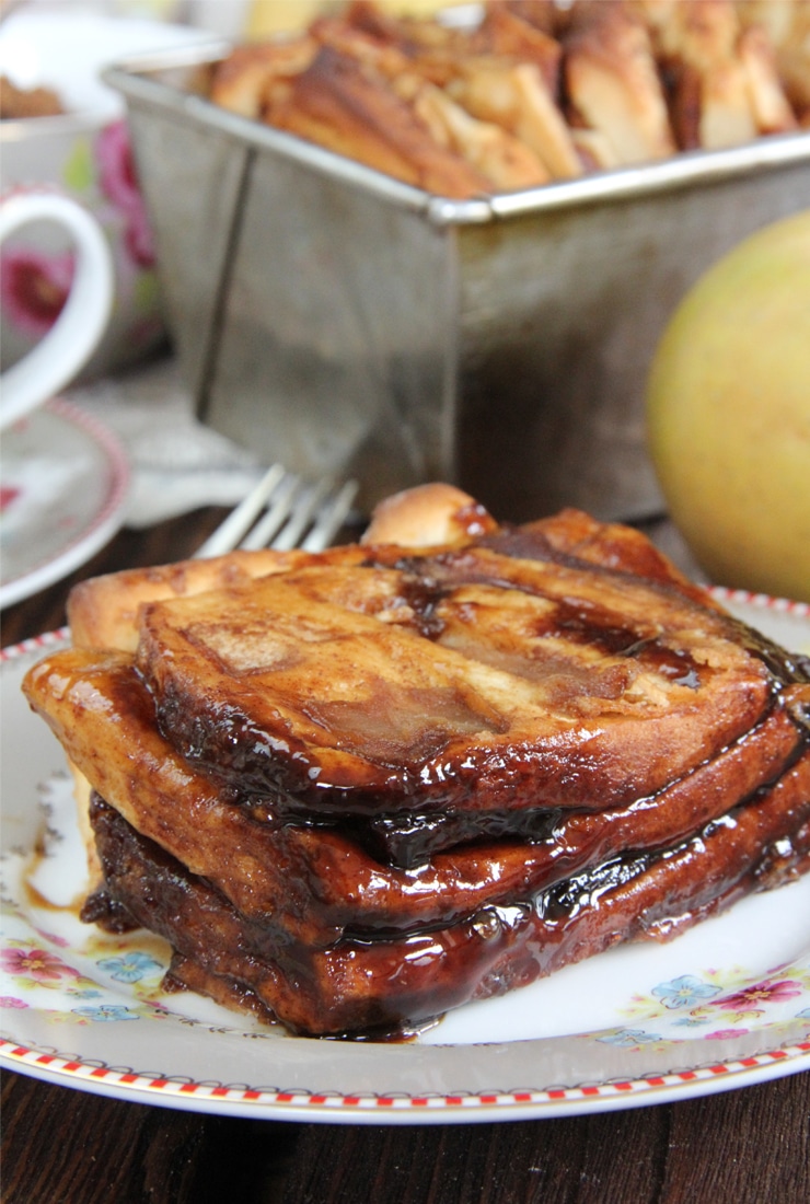 Pan dulce de manzana y canela