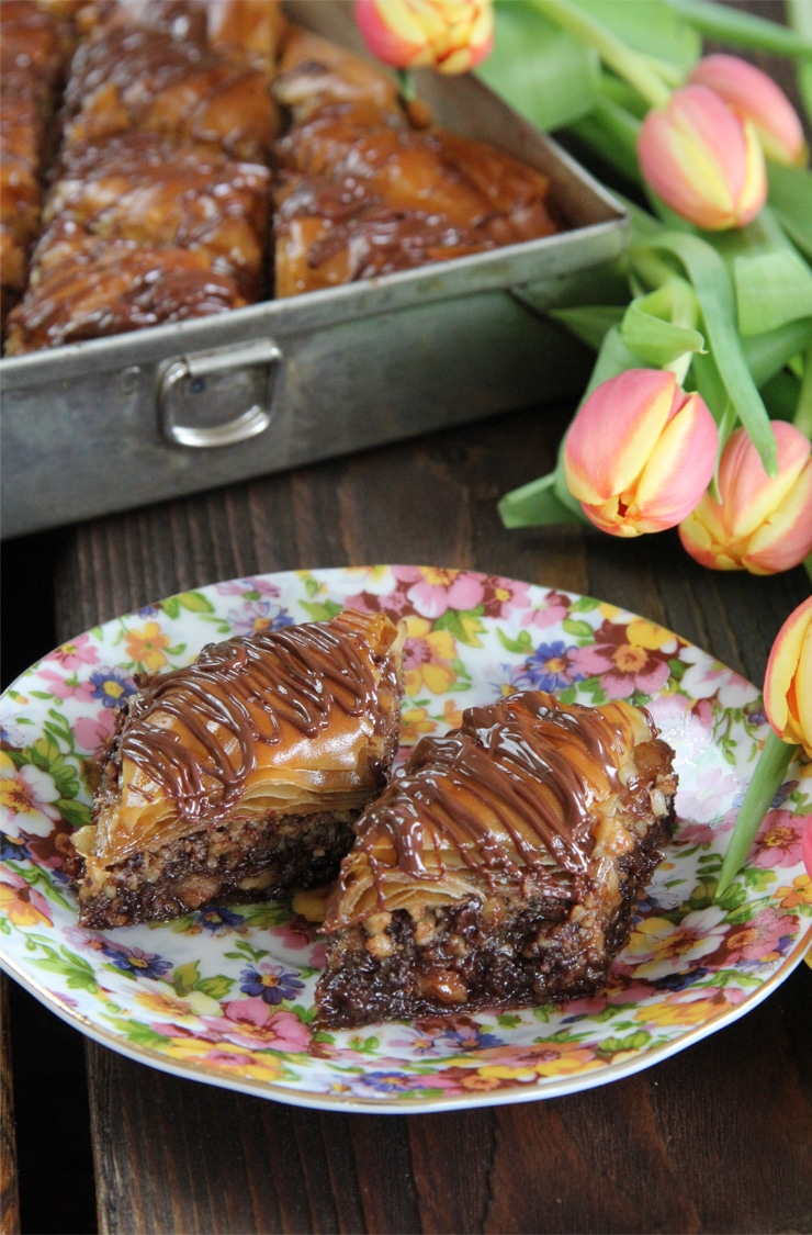 Baklava de chocolate