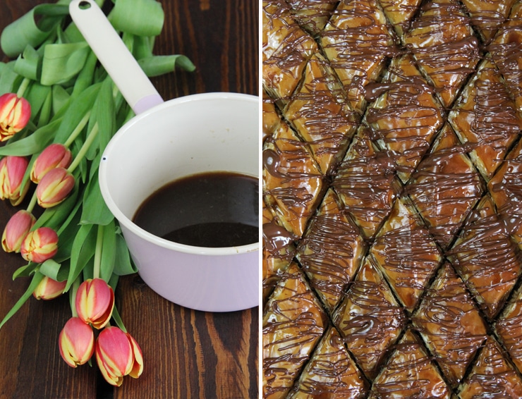 Baklava de chocolate