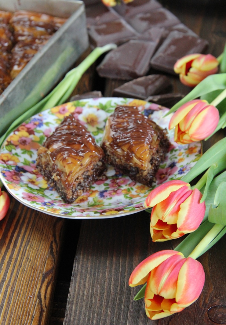 Baklava de chocolate