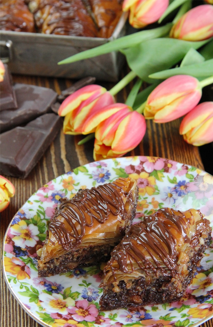 Baklava de chocolate