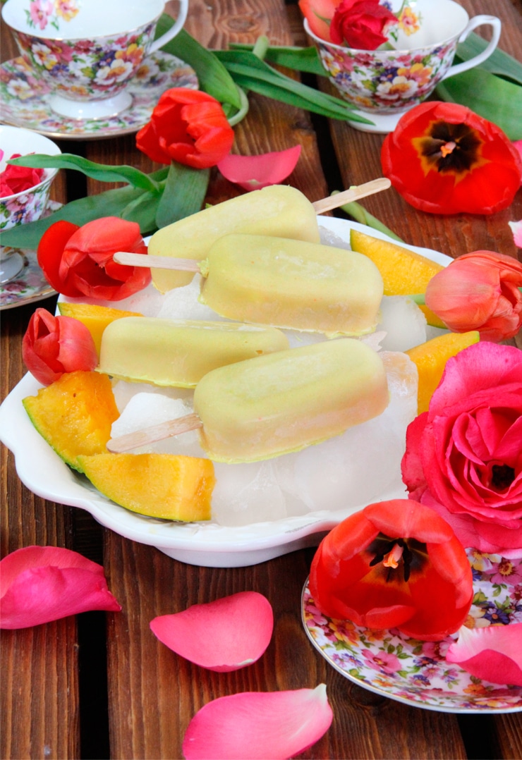 Helado de mango