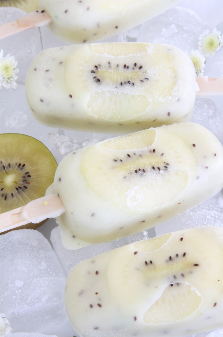 helado de kiwi