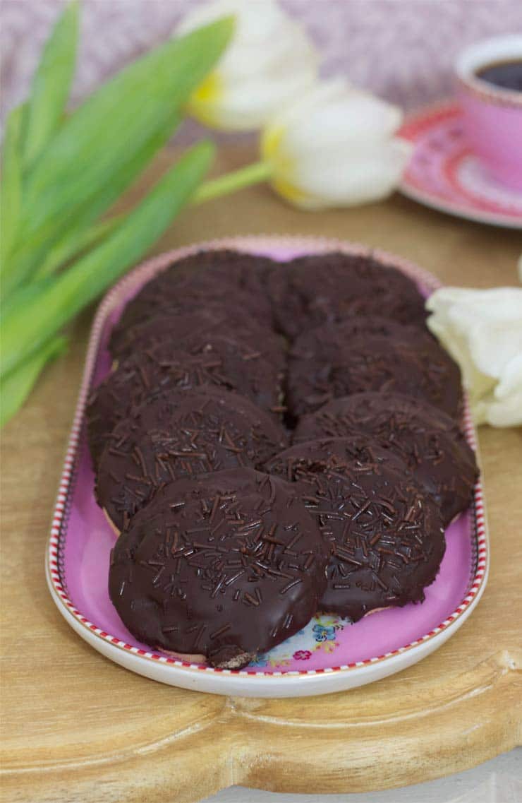 Galletas de naranja y chocolate