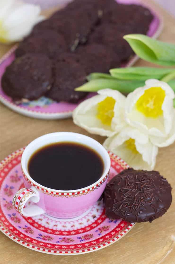 Galletas de naranja y chocolate