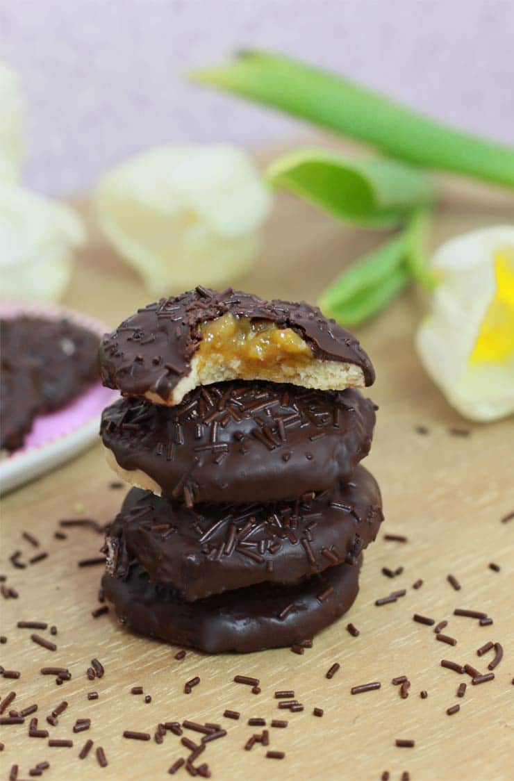 Galletas de naranja y chocolate