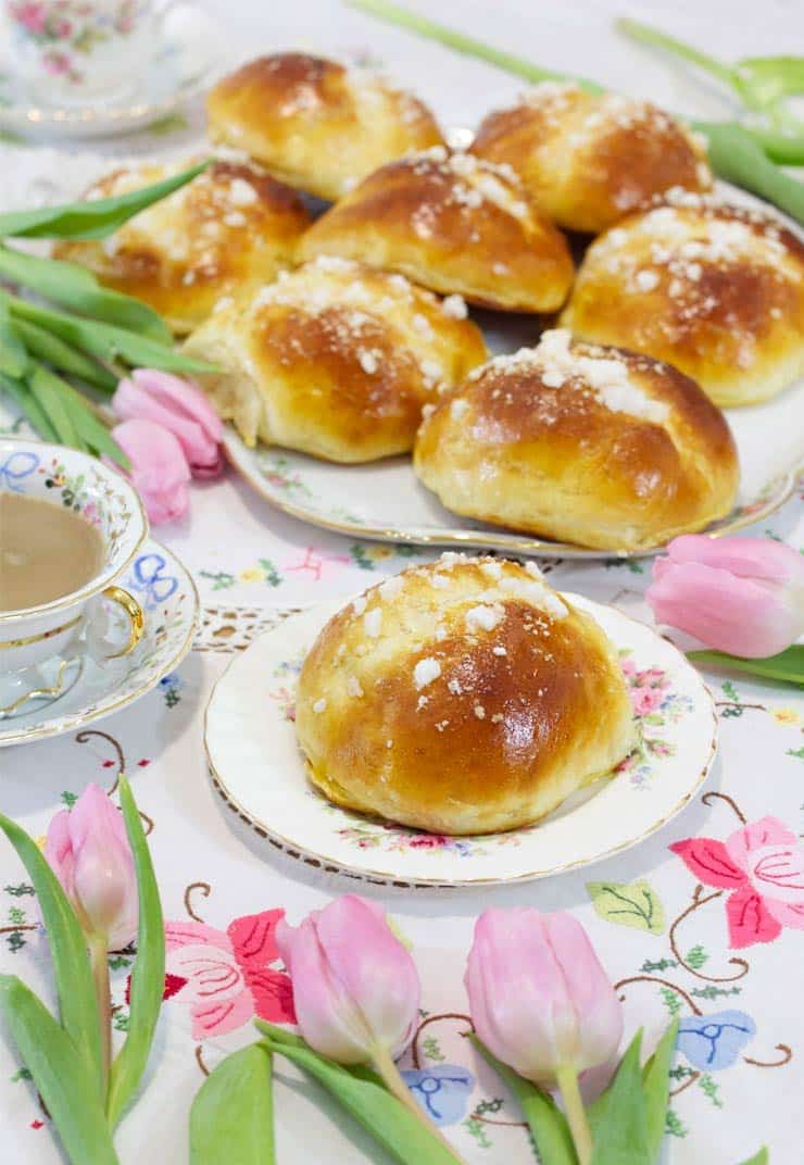 Receta de Bollos de leche o bollos suizos