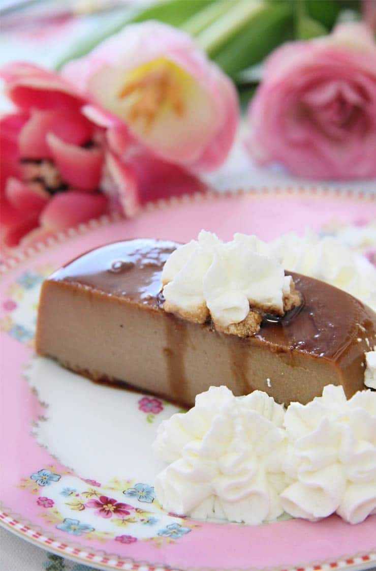 Flan de café receta