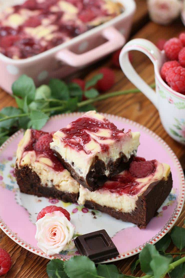 Brownie cheesecake