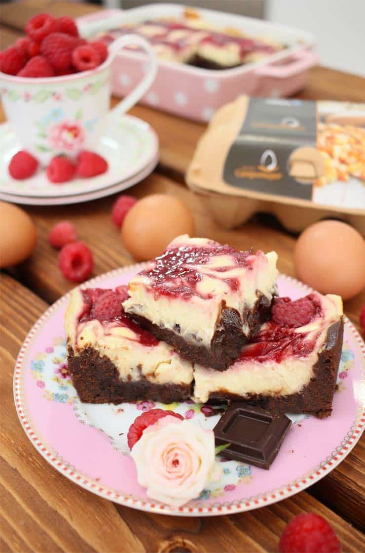 Brownie cheesecake