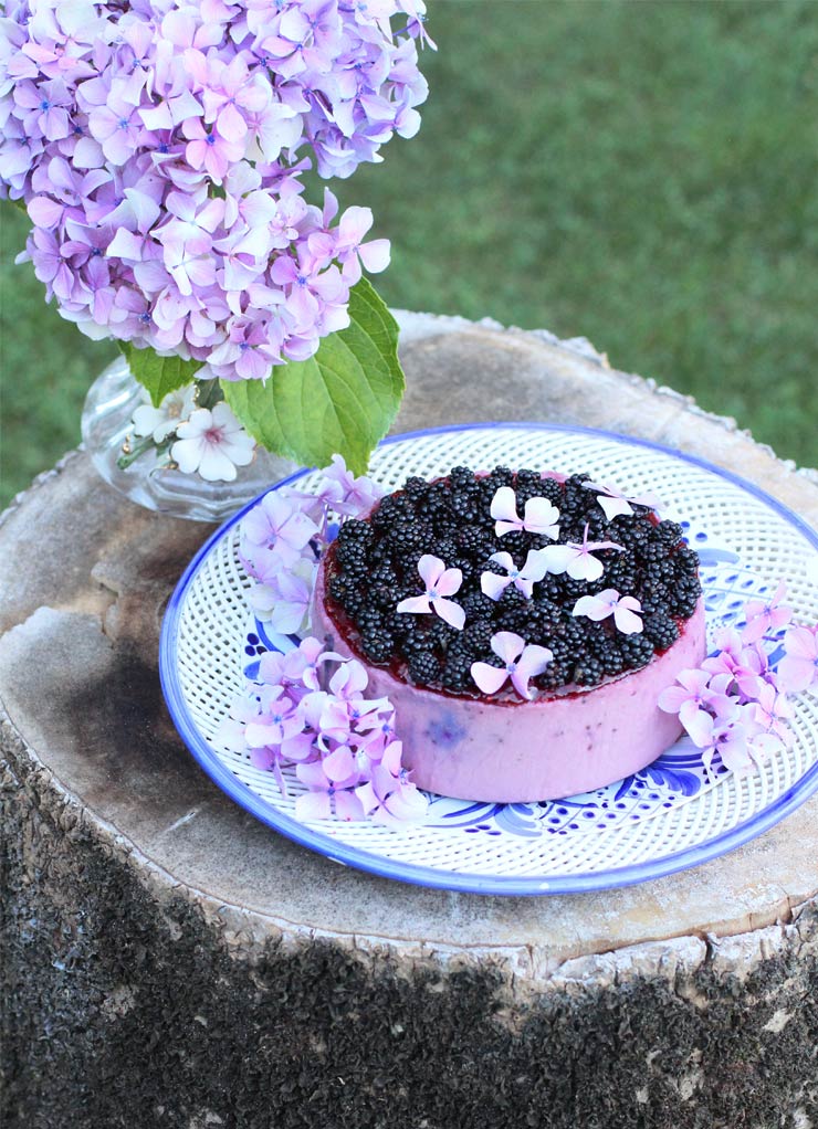 Cheesecake de moras