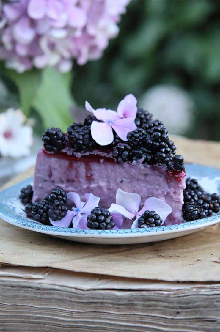 Cheesecake de moras