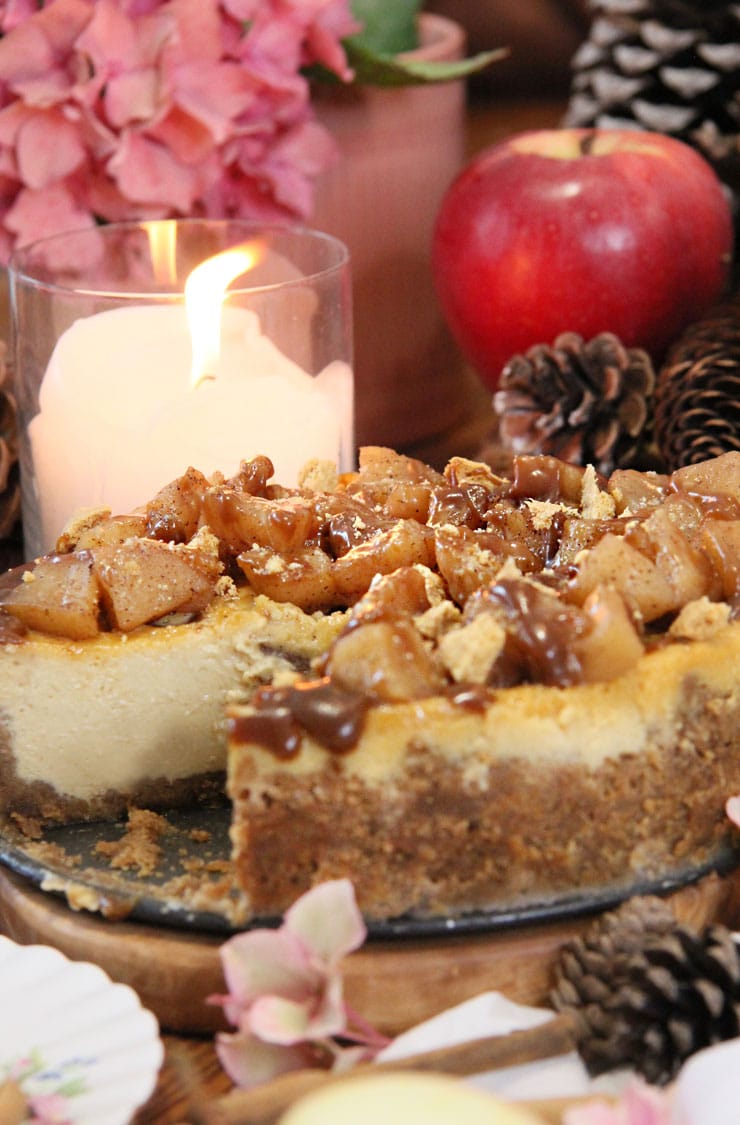 Cheesecake de manzana