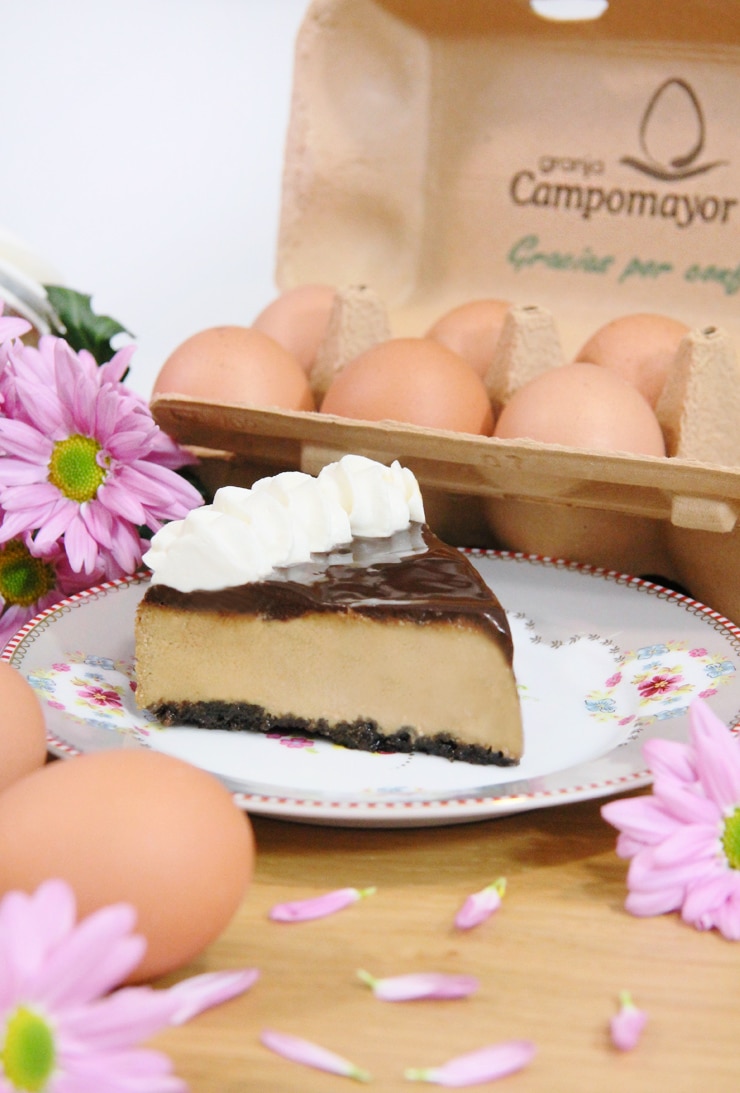 Cheesecake de café